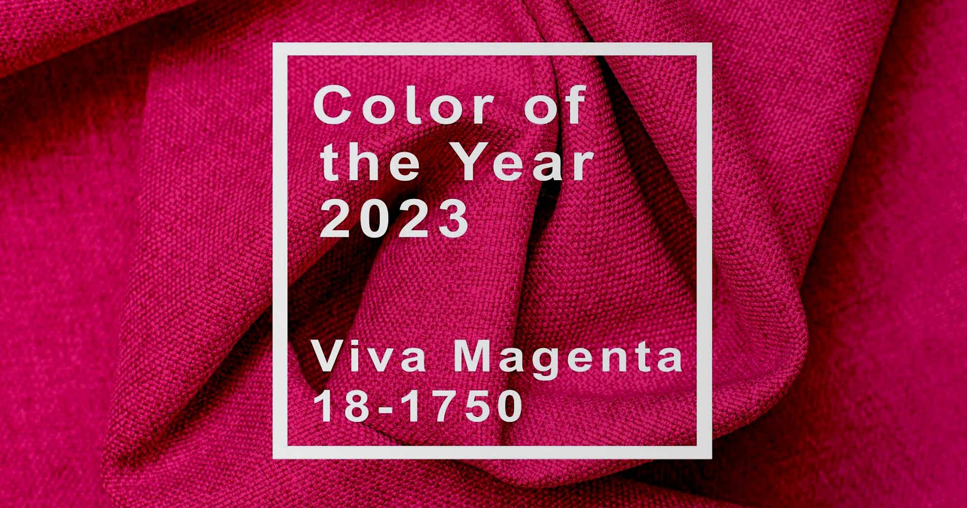Цвет года 2023 - Viva Magenta!
